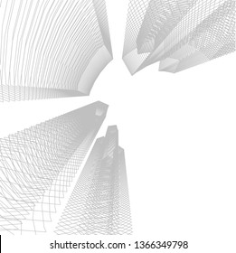 abstract 3d architecture