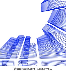 abstract 3d architecture