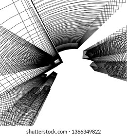 abstract 3d architecture
