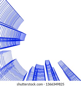 abstract 3d architecture