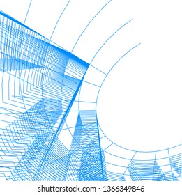 abstract 3d architecture