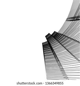 abstract 3d architecture