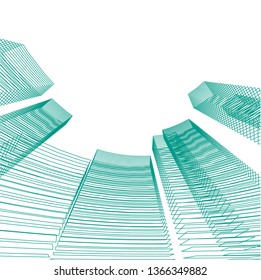 abstract 3d architecture