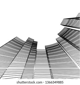 abstract 3d architecture