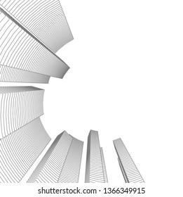 abstract 3d architecture