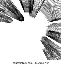 abstract 3d architecture