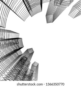 abstract 3d architecture