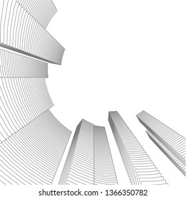 abstract 3d architecture