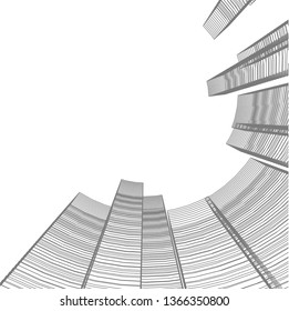 abstract 3d architecture