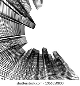 abstract 3d architecture