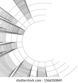 abstract 3d architecture