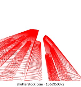 abstract 3d architecture