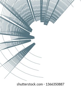abstract 3d architecture