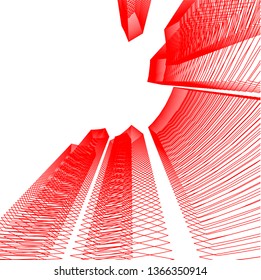 abstract 3d architecture