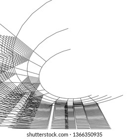 abstract 3d architecture