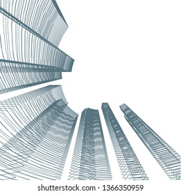 abstract 3d architecture