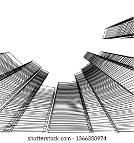 abstract 3d architecture