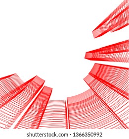 abstract 3d architecture