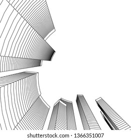 abstract 3d architecture