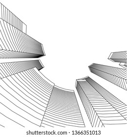 abstract 3d architecture