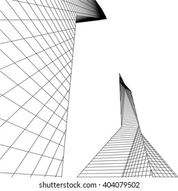 abstract 3d architecture
