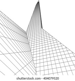 abstract 3d architecture