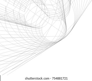 abstract 3d architecture