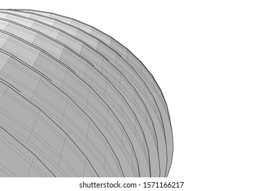 abstract 3d architecture building construction