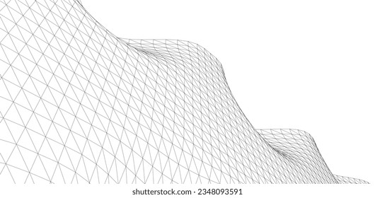 Abstract 3d architecture geometric background 