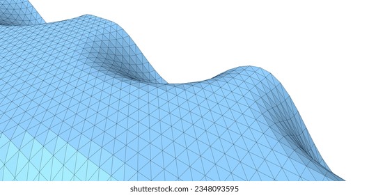 Abstract 3d architecture geometric background 