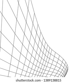 abstract 3d architecture, vector background