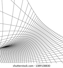 abstract 3d architecture, vector background