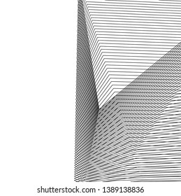 abstract 3d architecture, vector background