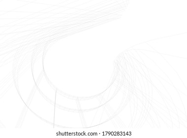 abstract 3d architecture vector illustration