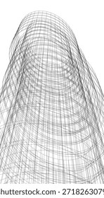Abstractas Ilustración vectorial de arquitectura 3D