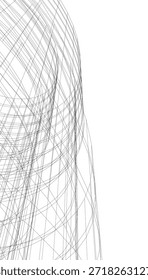 Abstract 3d architecture vector illustration