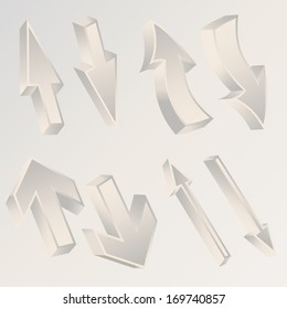 Abstract 3d arrows