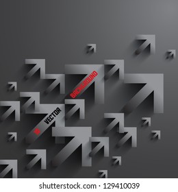 Abstract 3D Arrows Design