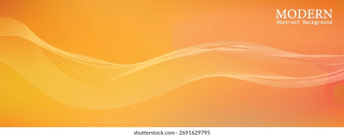 Abstrato 3D outono estúdio espaço fundo. Fundo de parede em branco com gradientes laranja e marrom escuro. Plano de fundo de maquete horizontal.