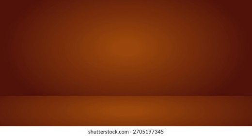 Abstractas telón de fondo 3D para la presentación del producto.  Habitación de estudio Smooth Brown. Limbo de fondo claro. Escena de pared mínima. Escaparate, exhibición de la promoción. Ilustración de maqueta de etapa de Vector