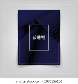Abstract 3d background with black paper layers. Vector geometric illustration of sliced shapes. Graphic design element. Minimal design. Decoration for business presentation.