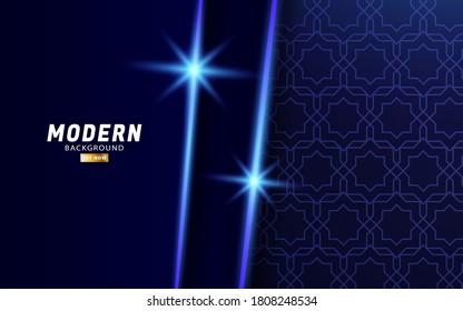 Abstract 3d background with blue paper layers. Vector geometric illustration of geometry texture with blue glittering pattern. Graphic design element. luxury decoration