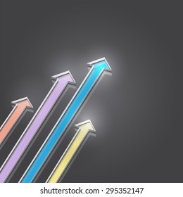 Abstract 3D background, Business concept