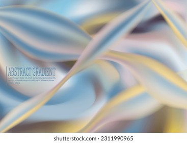 Abstract 3d background. Colorful blur, gradient. A template for the title page of a book, brochure or booklet. Background layout for web design, social network, interior and creative ideas