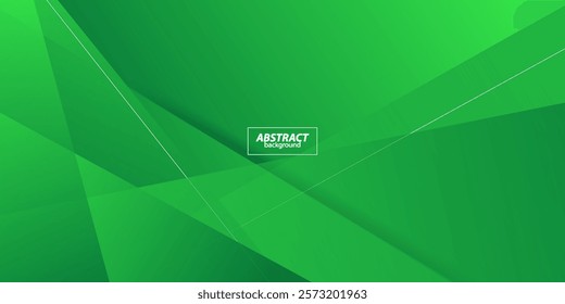 Abstract 3D background colorful paper cut with combination of bright color gradient green square pattern in the background. Vector Eps10