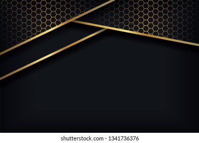 Abstract 3D background with a combination of luminous polygons in 3D style. Graphic design element. Elegant decoration. EPS 10