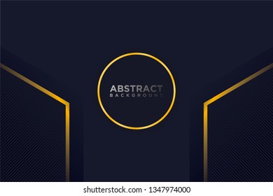 abstract 3d background with combination luminous dots 3d and line style.vector illustration