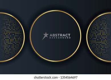 abstract 3d background with combination luminous dots 3d and line style