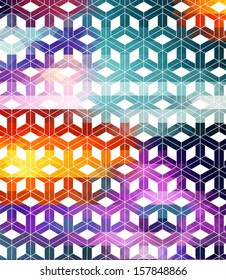 Abstract 3d background with crosses