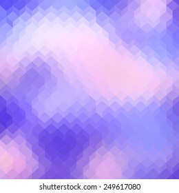 Abstract 3d background with cubes in vintage colors. Bright colorful texture. Vector illustration